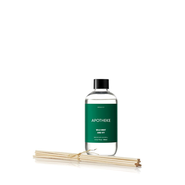 Wild Mint and Ivy Reed Diffuser Refill – APOTHEKE