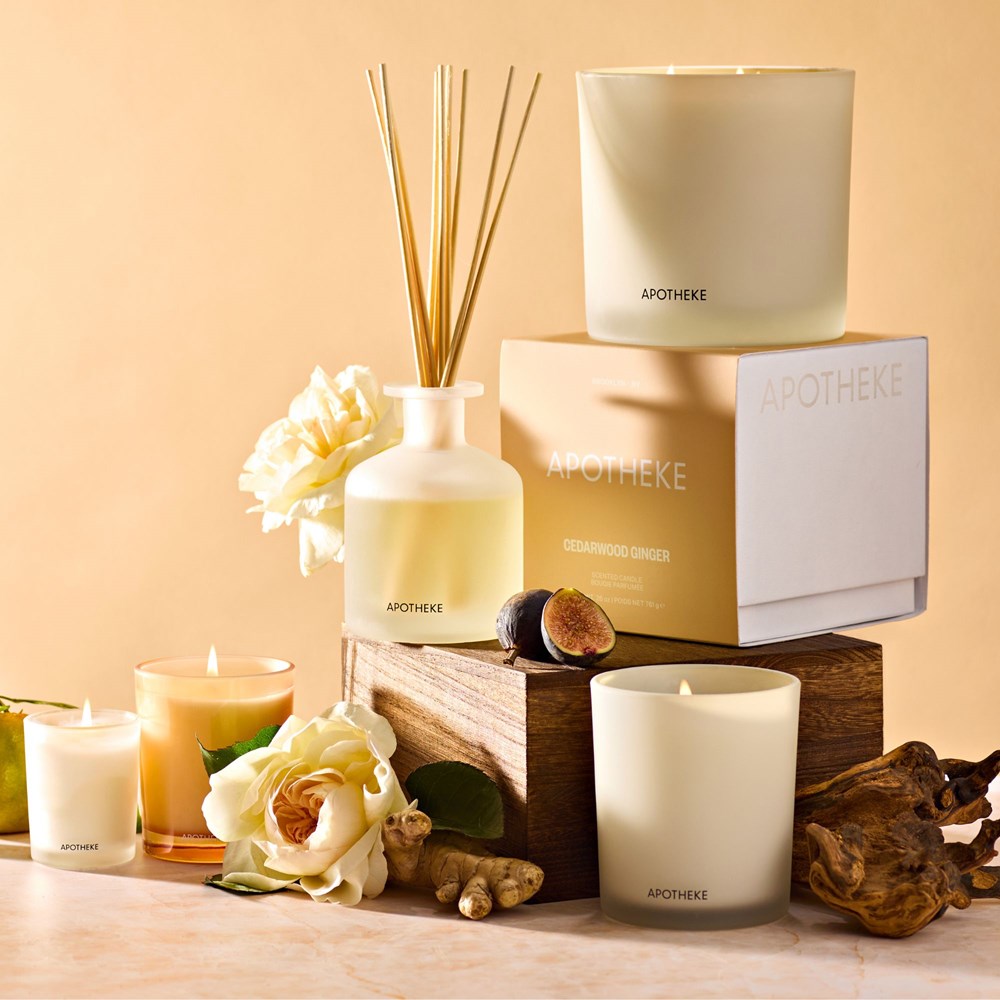 Cedarwood Ginger 3-Wick Candle – APOTHEKE