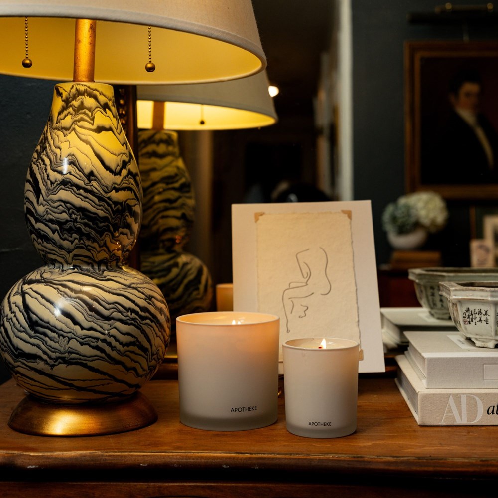 Hinoki Lavender 3-Wick Candle – APOTHEKE