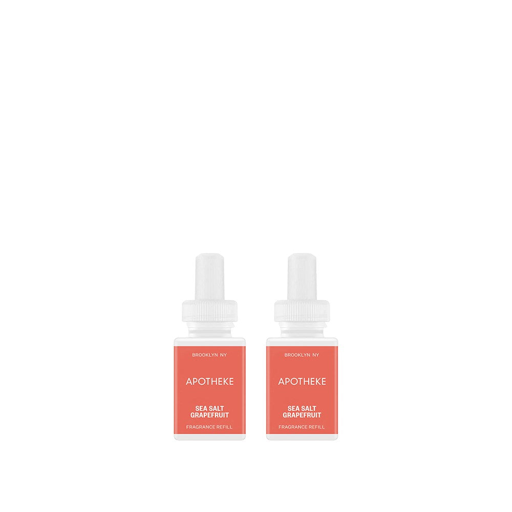 APOTHEKE FRAGRANCE セット Sea Salt Grapefruit Pura Smart Scent Fragrance Refill, Set of 2