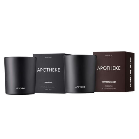 The Charcoal Collection Classic Candle Duo | APOTHEKE